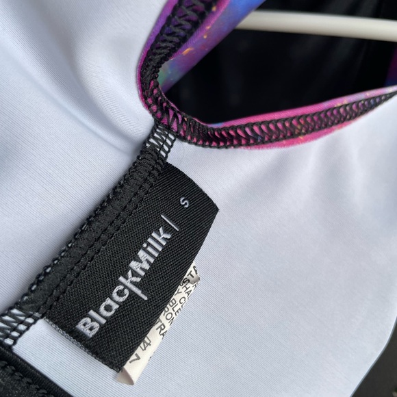 Blackmilk Galaxy Super Nova Network Swim Crop size S - Picture 4 of 11